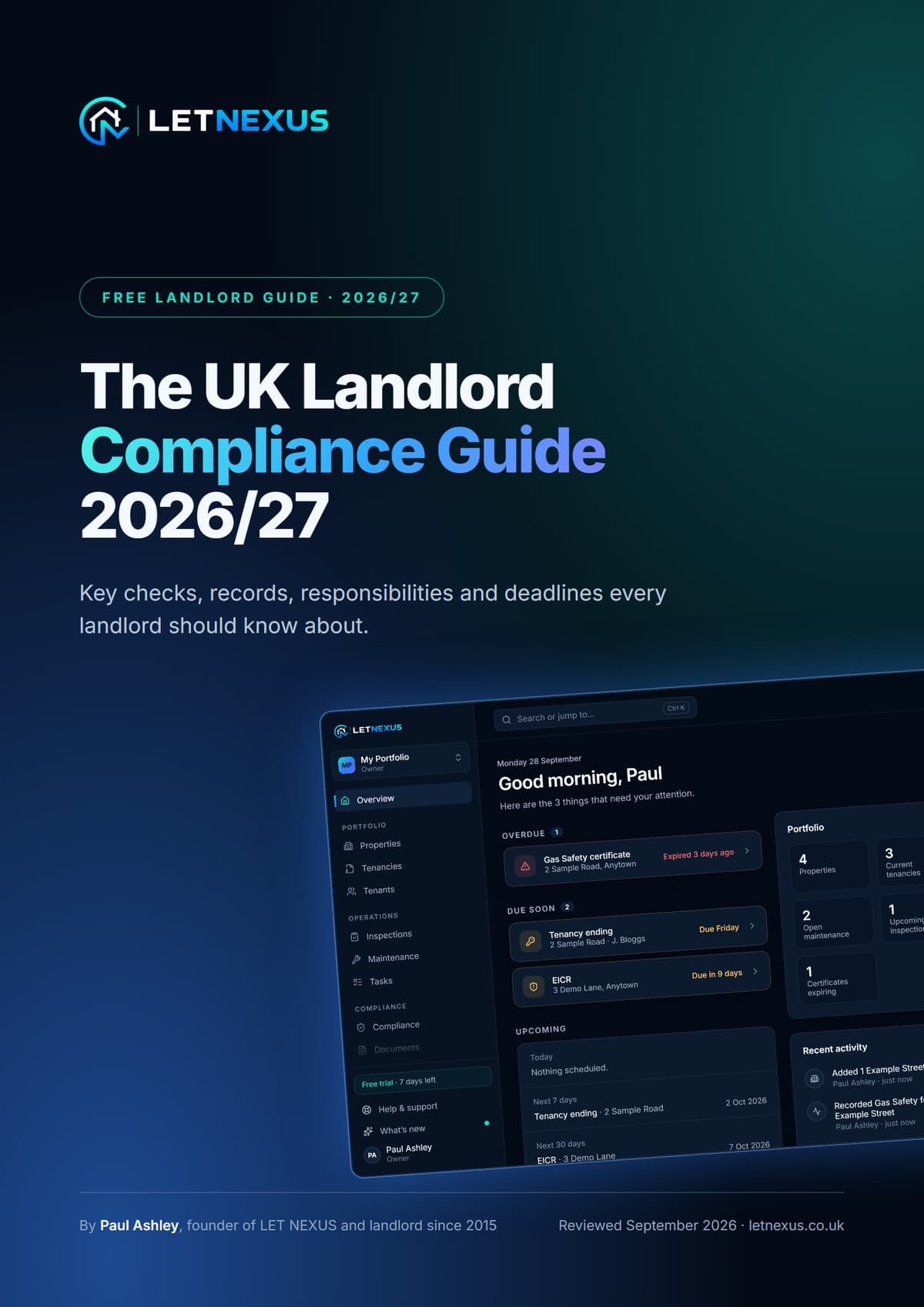 Cover of The UK Landlord Compliance Guide 2026/27